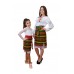 Traditional Woven Plakhta+Underskirt+Krayka Mother and Daughter set 3
